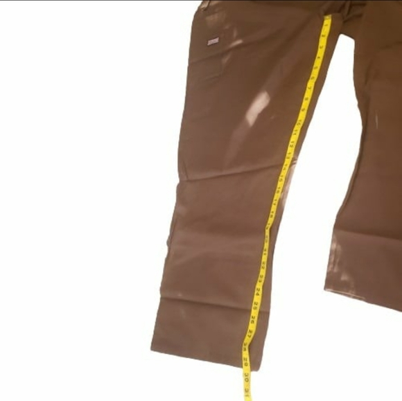 CHEROKEE ELASTIC WAISTBAND 2XL CHOCOLATE SCRUB/UNIFORM PANTS W/TAGS (STYLE 4200) - Picture 11 of 16